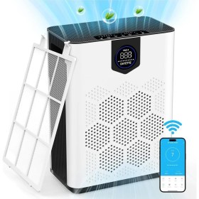 Resim Wifi Hava Temizleyici, Hepa 14 Filtre, 300 M³/h Cadr, 120 Alan, Akıllı Kontrol, Sessiz Mod 