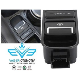 Resim VW TİGUAN 2012-2015 EL FİREN FREN DÜĞMESİ BUTONU 5N0927225A SİYAH 