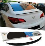 Resim Sunplex Opel Astra J Sedan Bagaj Üstü Spoiler Piano Black 2010- 