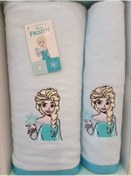 Resim Özdilek ÖZDİLEK DSNY FROZEN SNOWFLAKE MAVİ BANYO SETİ 