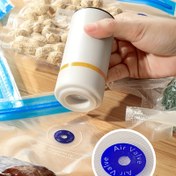 Resim El Tipi Vakumlu Mühürleme Makinesi | USB Şarj Edilebilir | Hava Valf Teknolojili Taşınabilir Gıda Saklama Cihazı | Taze Tutma ve Meyve Sebze Nem Koruma için Çok Renkli, Kompakt Tasarım | Ev Mutfak Kullanımı İçin İdeal, Mutfak Depolama Çözümü | Taşınabilir Mühürleyici | Dayanıklı Vakum Pompası 