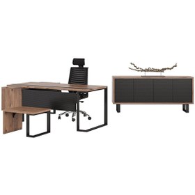 Resim Zeta Ofis ve Büro Yönetici Makam Sehpası 