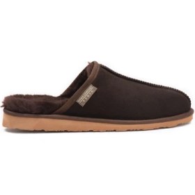 Resim Pegia Hakiki Kürklü Erkek Ev Terliği 111030 