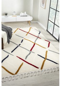 Resim Puffy Multi Halı Salon Oturma Odası Çocuk Odası Yatak Odası Halısı 1004 Multi 