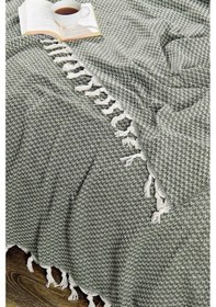 Resim Rebeka Yelda Model Haki - Çift Kişilik Pike Yeşil 