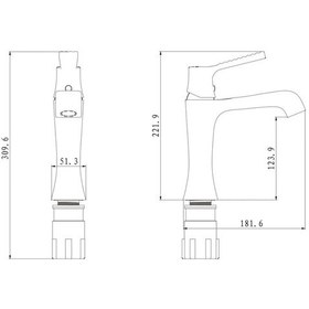 Resim Fontana Fd-0112 Lavabo Bataryası Altın 