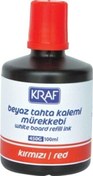 Resim Beyaz Yazı Tahtası Mürekkebi Kırmızı 100 Ml Kraf