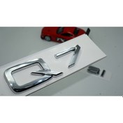 Resim Audi Q7 45 TFSi Krom ABS 3M 3D Bagaj Yazı Logo Orjinal Ürün ORJİNAL ÜRÜN AYNI GÜN ÜCRETSİZ KARGO