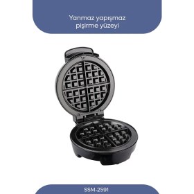 Resim Si̇nbo SSM-2591 Waffle Makinesi 