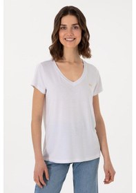 Resim U.s. Polo Assn. Kadın T-shirt G082sz011-000-2075766 Beyaz 