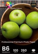 Resim Qc B6 Fotoğraf Kağıdı 260 G Lustre 100 Yaprak 128X182Mm 