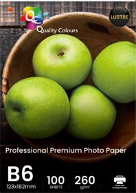 Resim Qc B6 Fotoğraf Kağıdı 260 G Lustre 100 Yaprak 128X182Mm 
