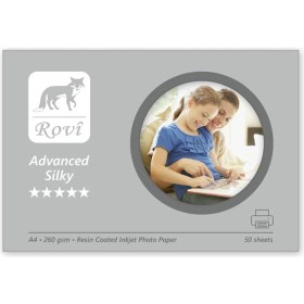 Resim Rovi Advanced İpek Fotoğraf Kağıdı - 260Gsm - 50Yp - A4 