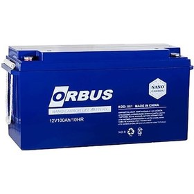 Resim Orbus 12Volt 100 Amper Derin Döngü Karbon Jel Akü 
