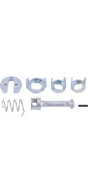 Resim Creatorally Ön Sol Sağ Kapı Kilidi Silindir Tamir Kiti Yedek Parçalar Bmw E46 3 Serisi 1998-2005 Için (Yurt Dışından) 