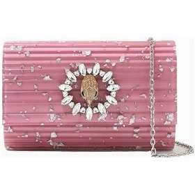 Resim Kurt Geiger Party Eagle Şık Kadın Clutch Ve Omuz Çantası Pembe 