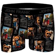 Resim JOHN FRANK DİJİTAL BASKILI MODAL BOXER 