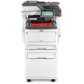 Resim OKI Okı 45850304 MC883DN A3-A4 Çok Fonksiyonlu Renkli Lazer Yazıcı- Tarayıcı-Fot.-Fax A4:35PPM A3:20PPM (Kdo) 
