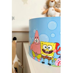 Resim Zethome Genç Çocuk Odası Sünger Bob Çocuk Sarkıt Avize 