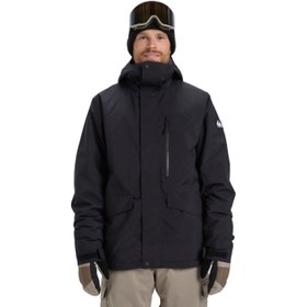 Resim Quiksilver Mission Solid Erkek Siyah Snowboard Ceketi 
