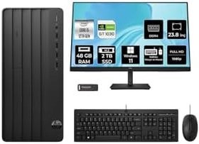 Resim HP 290 G9 i5 12500 48GB 2TB SSD GT1030/4GB W11P Masaüstü Bilgisayar + 23.8" Monitör 