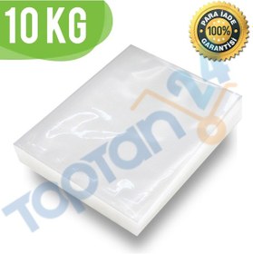 Resim 10 Kg Gıda Vakum Poşeti 80 Mikron Düz Vakum Poşeti 18X22 K-437 