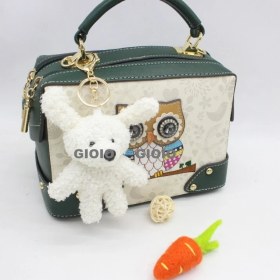 Resim Silver1 Yeni Iyi Şanslar Maskot Peluş Bebek Kolye Sevimli Küçük Ejderha Karikatür Bebek Çanta Çekicilik Anahtarlık Küçük Kolye (Yurt Dışından) 