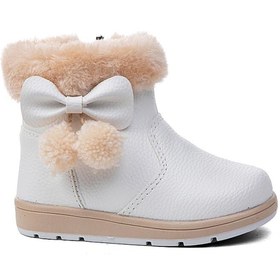 Resim AlbiShoes Püskül Ponponlu Kürklü Kız Çocuk Bebek Bot 