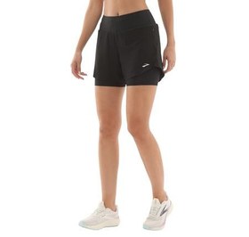Resim Brooks Chaser 5 2-In-1 Short 2.0 Kadın Şort Ve Kapri Siyah 