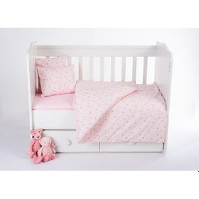 Resim Patalena Home Pamuk 4 Parça Bebek Nevresim Takımı 100x150 Cm Pembe 