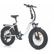 Resim Corelli VONIQ-S ECO FAT BIKE ELEKTRİKLİ KATLANIR BİSİKLET 42CM MD 20 JANT 7 VİTES BEYAZ 