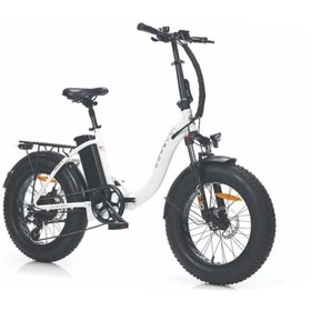 Resim Corelli VONIQ-S ECO FAT BIKE ELEKTRİKLİ KATLANIR BİSİKLET 42CM MD 20 JANT 7 VİTES BEYAZ 