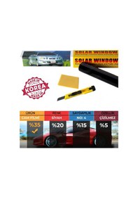 Resim Çizilmez Oto Cam Filmi 50Cm X 6M Açık Siyah - Light Black %35 