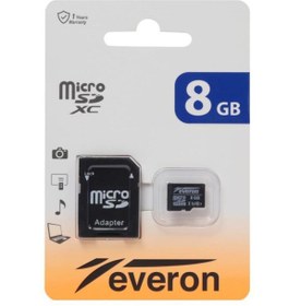 Resim Everon 8gb Micro Sd Hafıza Kartı Adaptörlü 