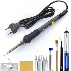 Resim Ev Elektronik Tamir Aletleri için Dahili Isıtmalı Ayarlanabilir Sıcaklıkta 60W Lehim Havyası 