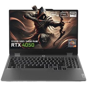 Resim LOQ 15ARP9 83JC006ATRV1 Ryzen 7-7435HS 15.6" 16 GB RAM 512 GB SSD RTX4050 DDR5 6 GB 144Hz FHD FreeDos Gaming Laptop 