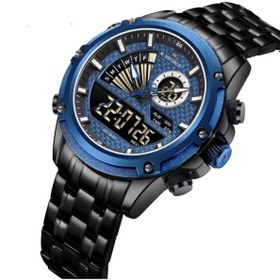 Resim Naviforce Erkek Kol Saati Dijital & Analog Çelik Kordon 2083 
