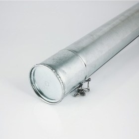 Resim Paslanmaz Galvanizli Boş Kebap Şişi Kabı Kutusu 50Cm 