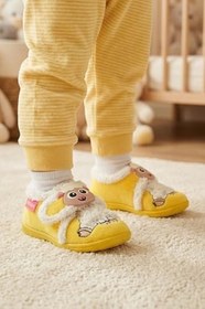 Resim Gezer Bebe Kız Çocuk Kışlık Cırtlı Ayarlanabilir Günlük Okul Kreş Panduf Ayakkabı GA2KBM.03362.00 