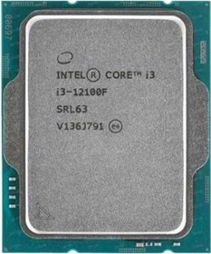 Resim Intel Core İ3 12100f 17mb 4çekirdekli Vga Yok 1700p 58w Kutusuz+fansız 