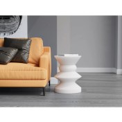 Resim Echo Furniture Adella Beyaz Sehpa 