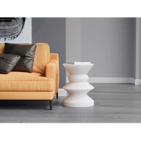 Resim Echo Furniture Adella Beyaz Sehpa 