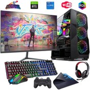 Resim Rogame I7 14700F 32GB Ddr4 1tb M2 6gb RTX3050 24" Mon. Oyun Bilgisayarı (Gaming Set) 