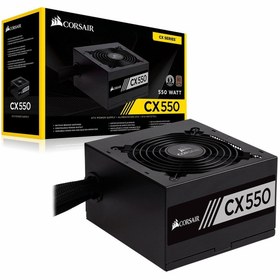 Resim Corsair CX550 550W 80+ Bronz Güç Kaynağı 