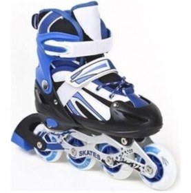 Resim Silikon Tekerlekli Ayarlanabilir Paten 34-37 Numara 