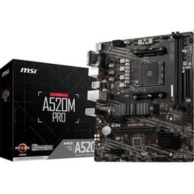 Resim Msı A520m-a Pro Ddr4 4600/1866mhz M.2 M.atx Am4 