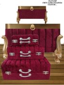 Resim Hasret Çeyiz Çeyiz Sandık Damat Nişan Bohça Çanta Bavul Gelin Sandığı 5li 0614 