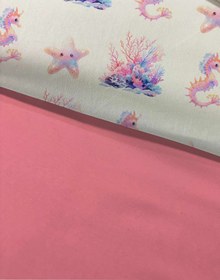 Resim Evmila Deniz Kızı Desenli Nevresim Takımı - 160x220cm Nevresim +50x70cm Yastık Kılıfı+100x200cm Çarşaf 