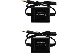 Resim Echo Chicly 2x Snı-1/3 5 Gürültü Filtresi Dalgalanma Kütle Filtresi Izolatörü 3 5mm Siyah (Yurt Dışından) 