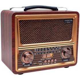 Resim Everton Rt-821 Usb/tf/fm/bluetooth Destekli Nostaljik Radyo P359194S6065 
